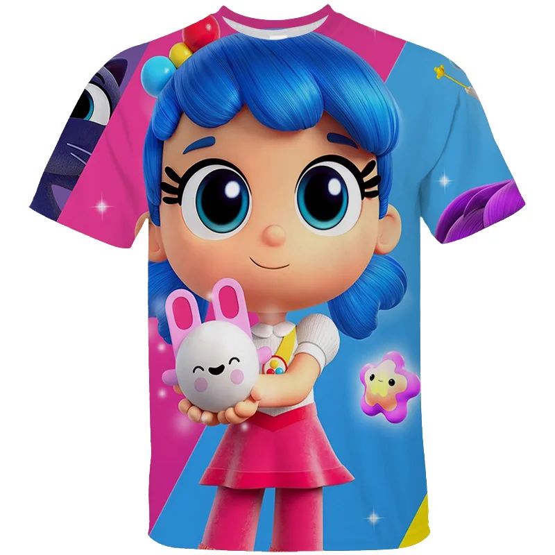 True and the Rainbow Kingdom kPop Game Pattern Tshirt Cartoon 3D Print Tshirt Boys Girl Casual Tops Adult Family T-shirt Top Y2k