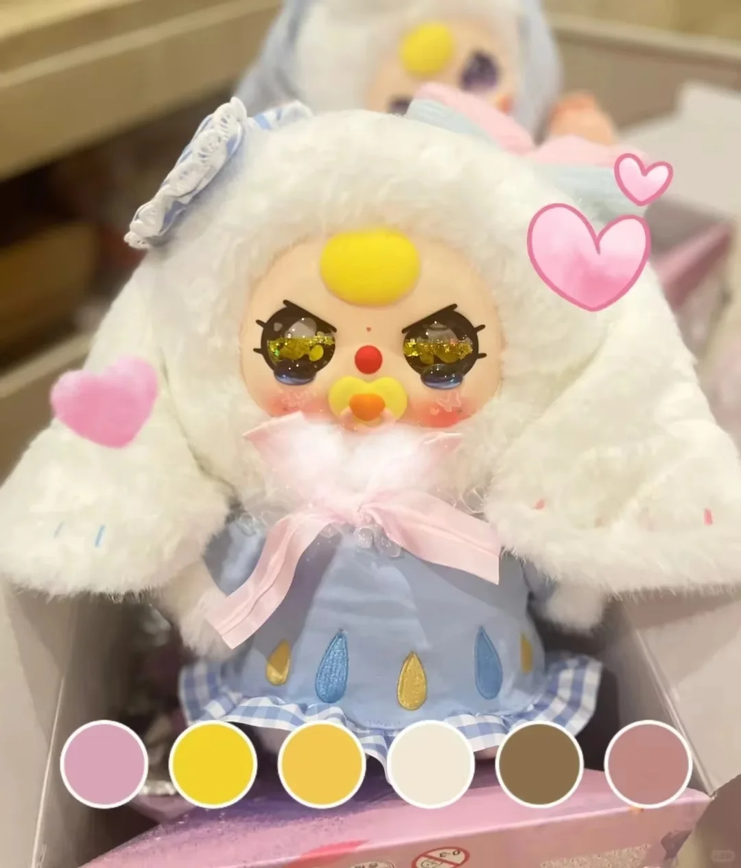 New Baby Three Blind Box Sweet Dream 400% Series Mystery Box Cute Big Doll Ornament Sleep Companion Comfort Toy Surpris Gift
