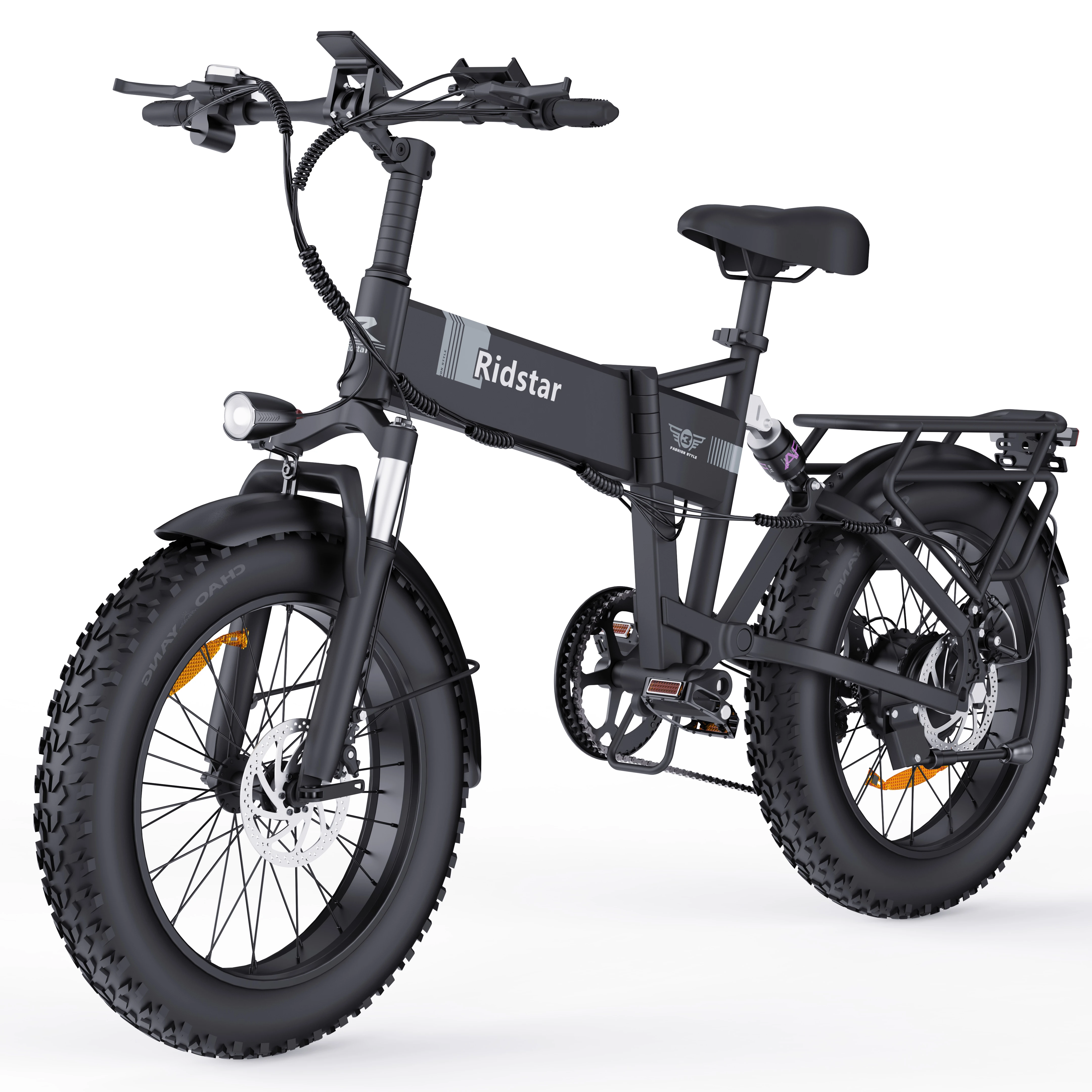1000W 20 Inch Fat Tire Electric City Bike: Alloy Frame All Terrain Ebike for Beach & Snow