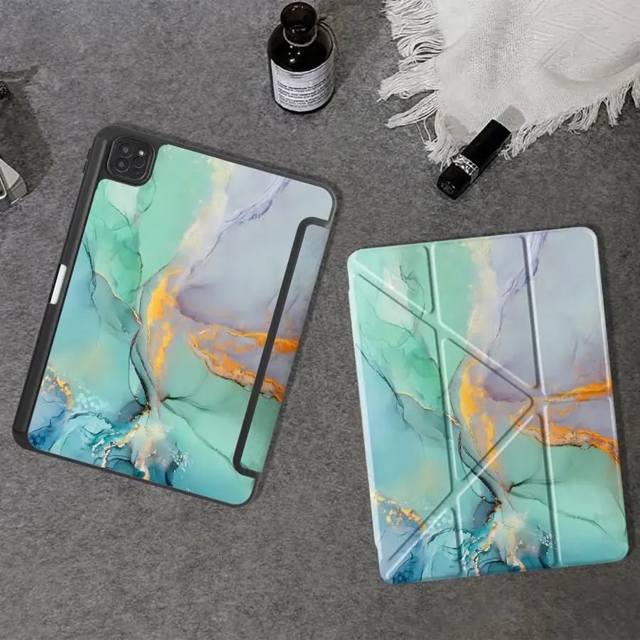 

Чехол для планшета iPad Pro 11-го, 10-го, 9-го, 8-го, 7-го поколений, 12.9 дюймов, Mini 6, 7, Air 4, 5, M3, M2, 1, 2, M4, 11 дюймов, Pro 2025, с подставкой, художественный дизайн
