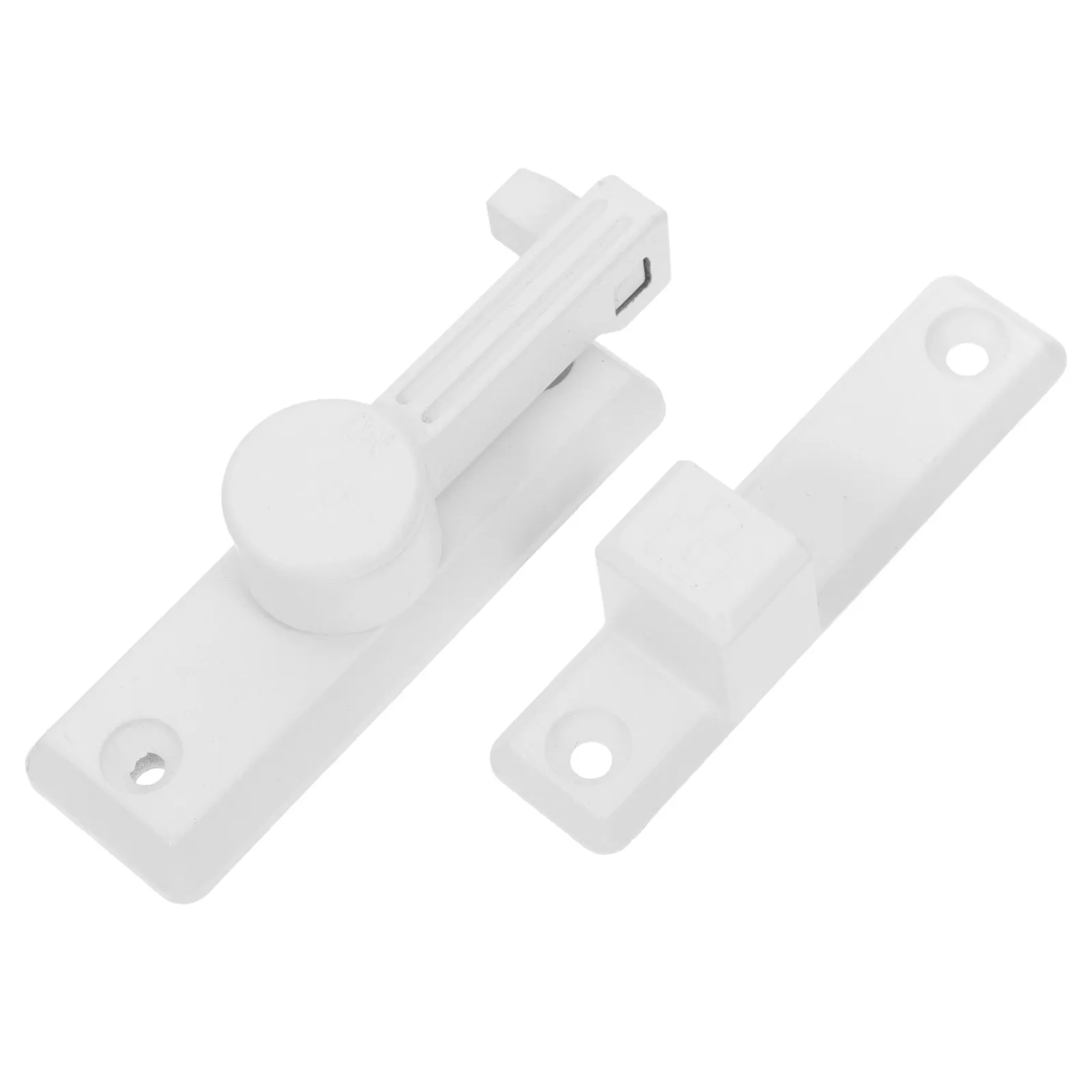 Sliding Barn Door Lock Zinc Alloy Heavy Duty Latch Security Gate Hardware 90 Degree 180 Degree Flipping Door Latch for Bathroom