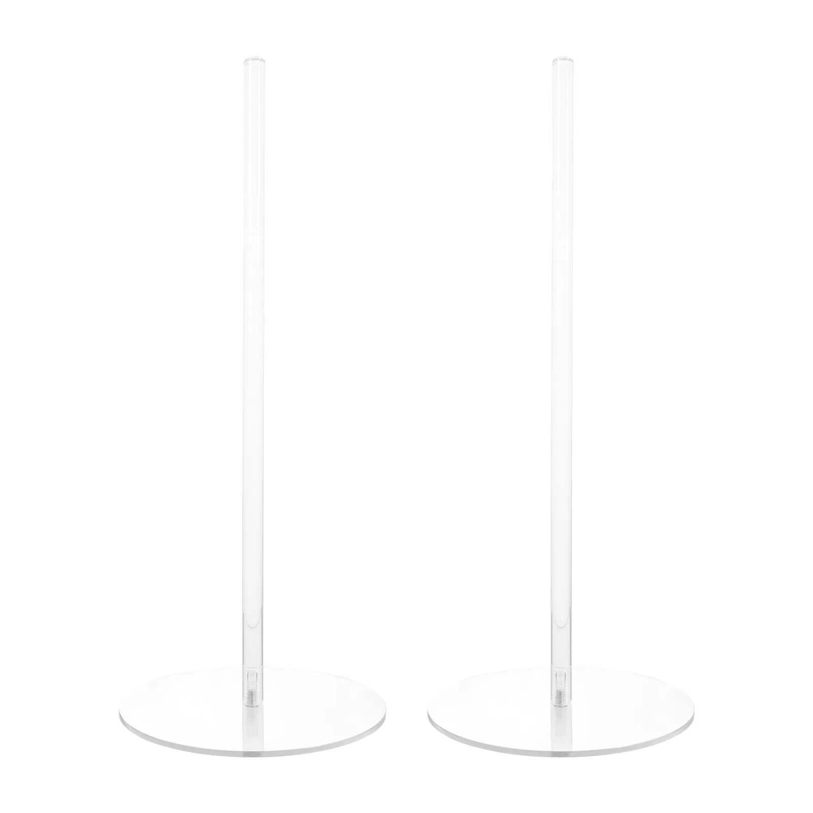 

2Pcs Clear Display Stand for Donuts Acrylic Dessert Holder Party Wedding Birthday Event Table Decoration Setup