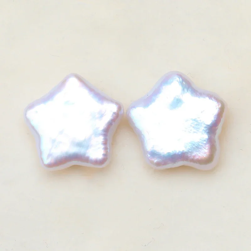Natural Freshwater Irregular Baroque Pearl Lucky Star Earrings Five pointed Star Irregular 925 Silver Needle Simple Jewelry Gift