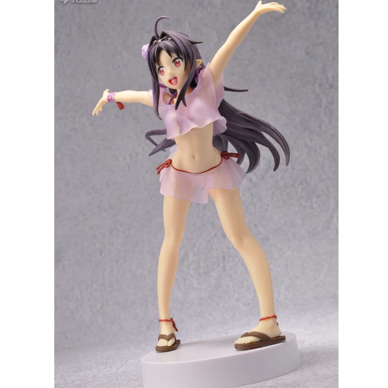 In Stock Original Bandai BANPRESTO EXQ Sword Art Online Konno Yuuki Action Figure Animation ToyGift Model Collector AnimeGenuine