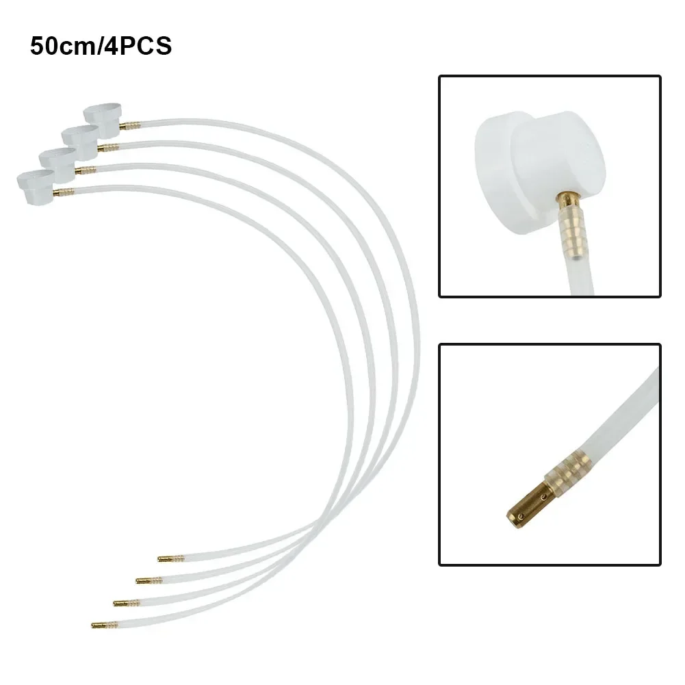 4pcs Fluid Film Nozzle Extension Hose For Aerosol Cans Spray 50cm Plastic & Metal For Aerosol Cans Spray Air Conditioner Cleanin
