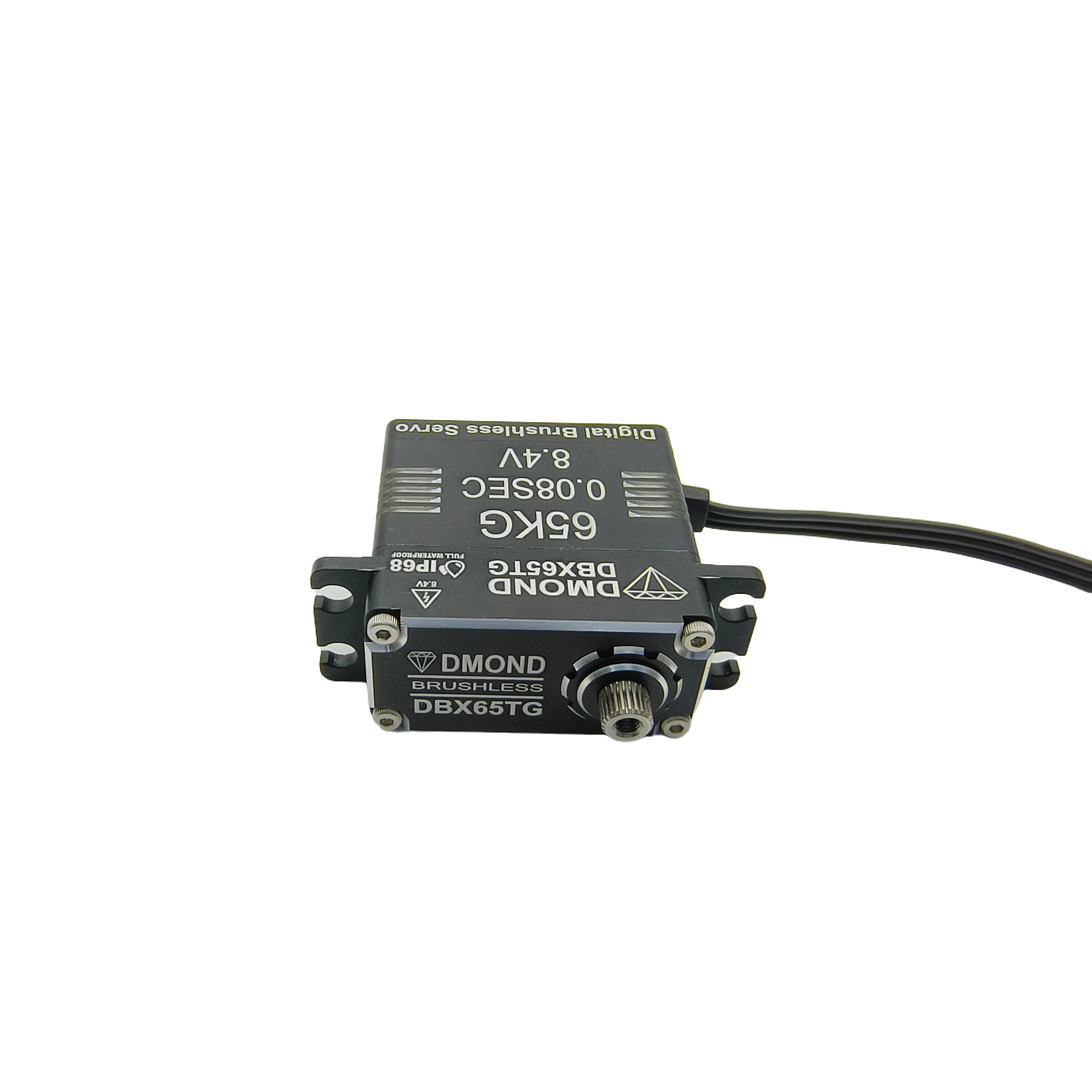 DBX65TG DMOND NB 65 กก.0.08sec Brushless 8.4V IP68 กันน้ํา Heavy Duty Servo ไทเทเนียมเกียร์ 1/10 1/8 RC crawler Buggy