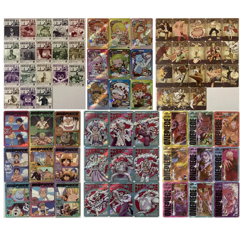 

Japanese Anime One Piece Card Set Sgr Tr Ldr Yamato Monkey D. Luffy Collectible Cards Christmas Birthday Gifts Children's Toys