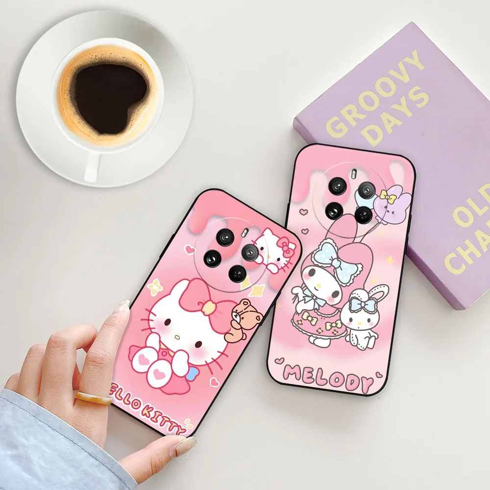 Hello Kitty Kuromi My Melody Phone Case For HONOR 8 8X 9X 10I 10 20 70 90 LITE X7 X7A X8 X9 X9A HUAWEI Y6P Y7 Y7A Y9 PRO 5G