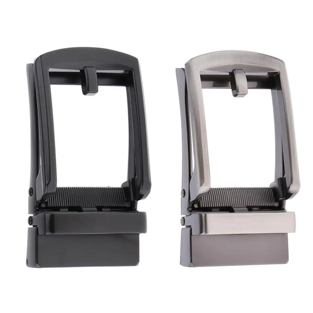 Men's Belt Buckle accessories Business Ratchet Automatic Alloy Metal Buckle for leather belt or strap of 3.5cm