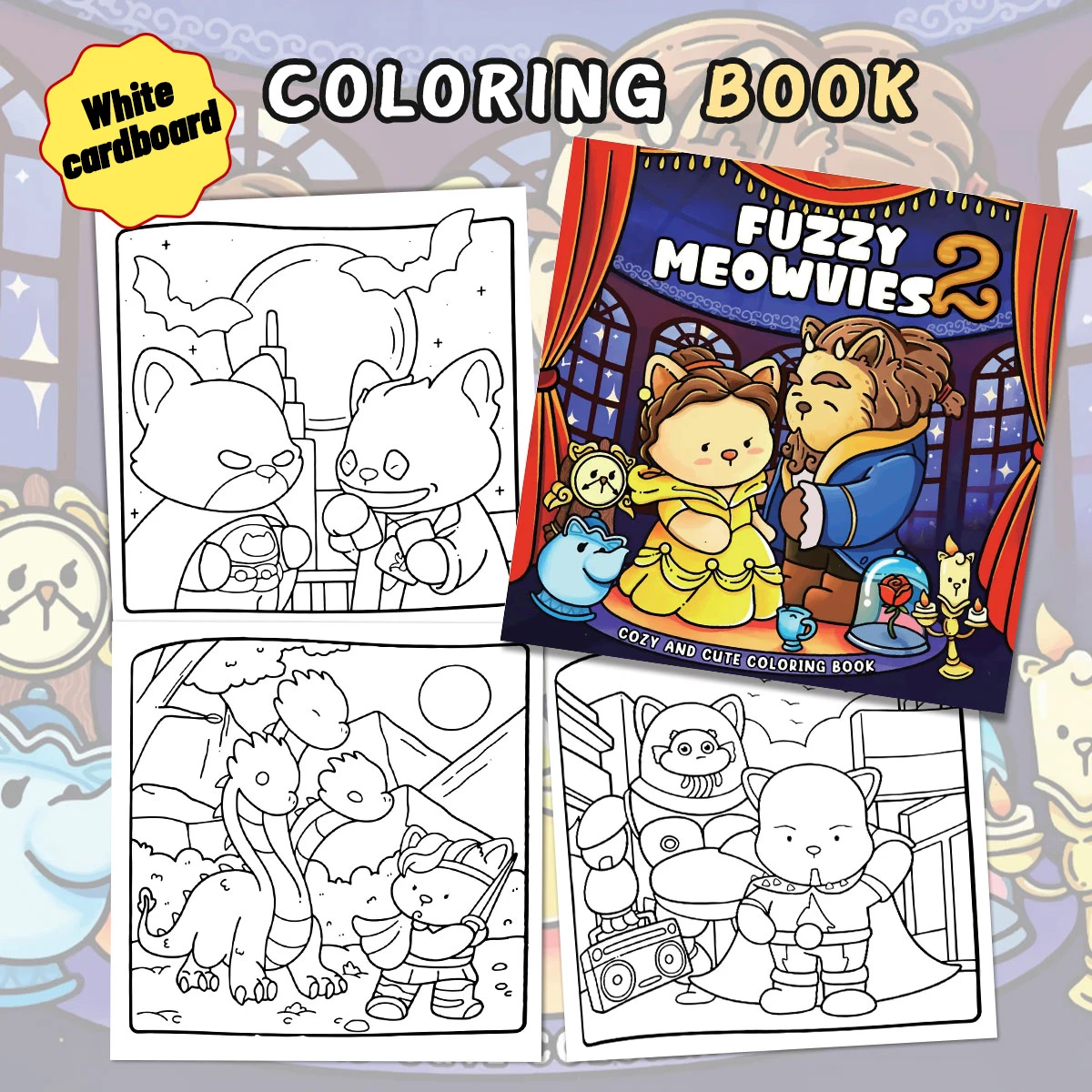 Family Moments Coloring Books, Warm Scenes, Easy Coloring, For Home Parent - Child DIY, Relax, Unwind, Boost Creativity