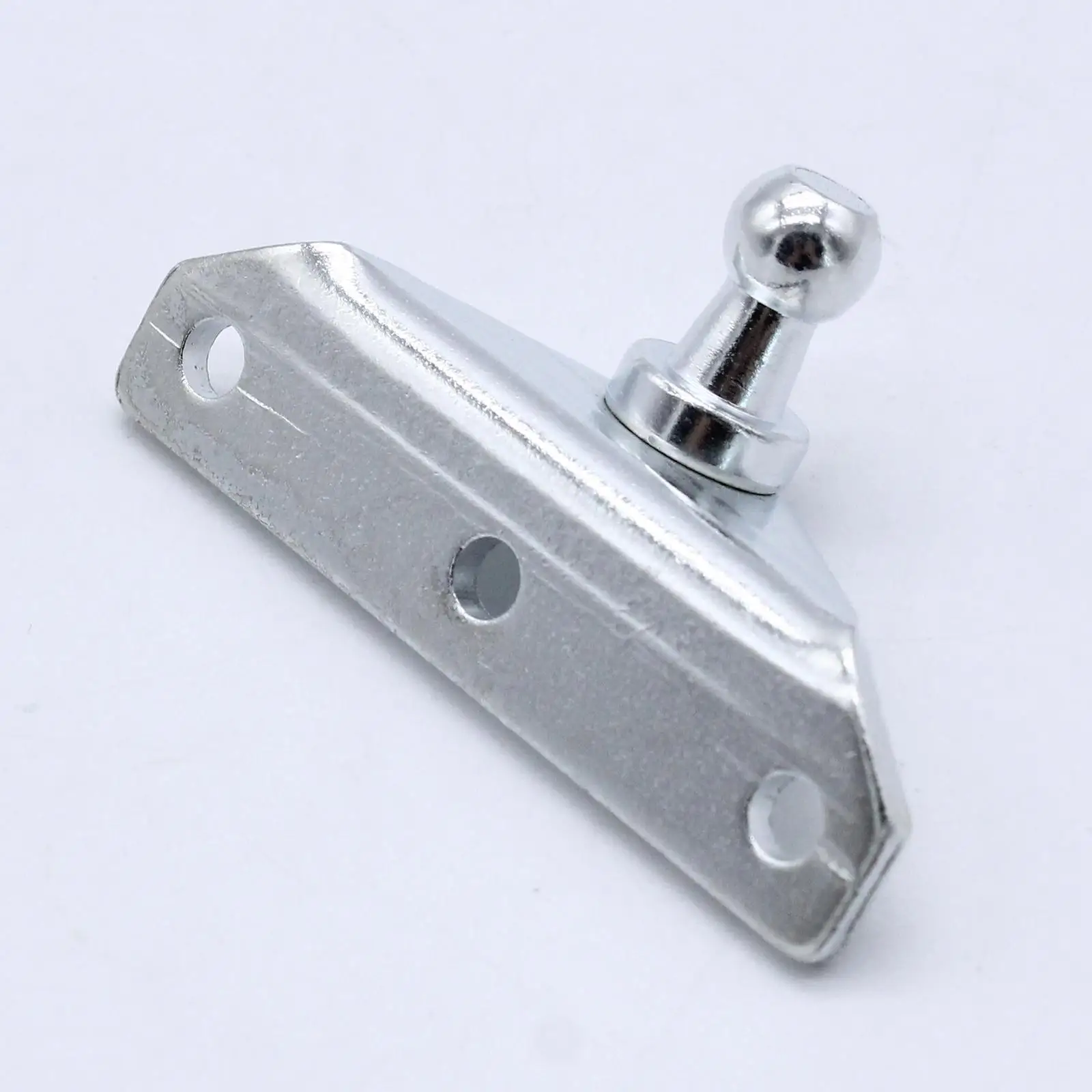 4 Pcs Ball Stud Brackets, with Screws Silver Pack of 4 for Shocks Spring Prop 10 mm Steel New.