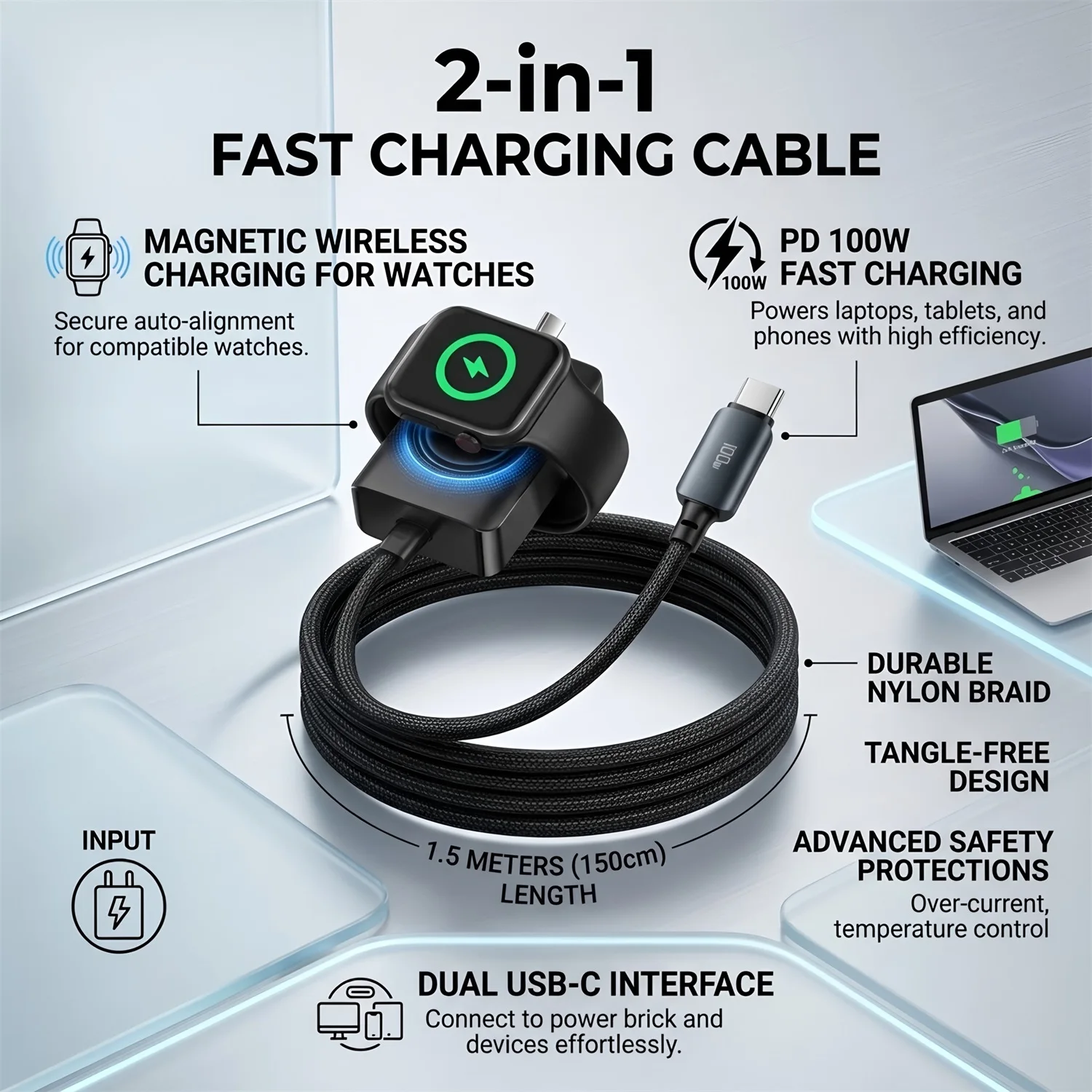 cabo-usb-c-para-usb-c-de-100w-2-em-1-carregamento-rapido-cabo-magnetico-para-relogio-compativel-com-iphone-17-16-samsung-xiaomi-redmi-e-iwatch-series