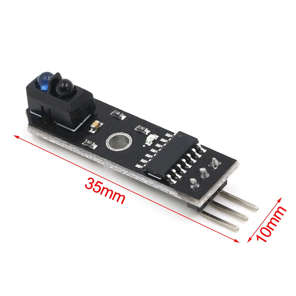 10 TCRT5000 infrared sensor modules for robotics obstacle detection and line tracking with customizable sensitivity settings