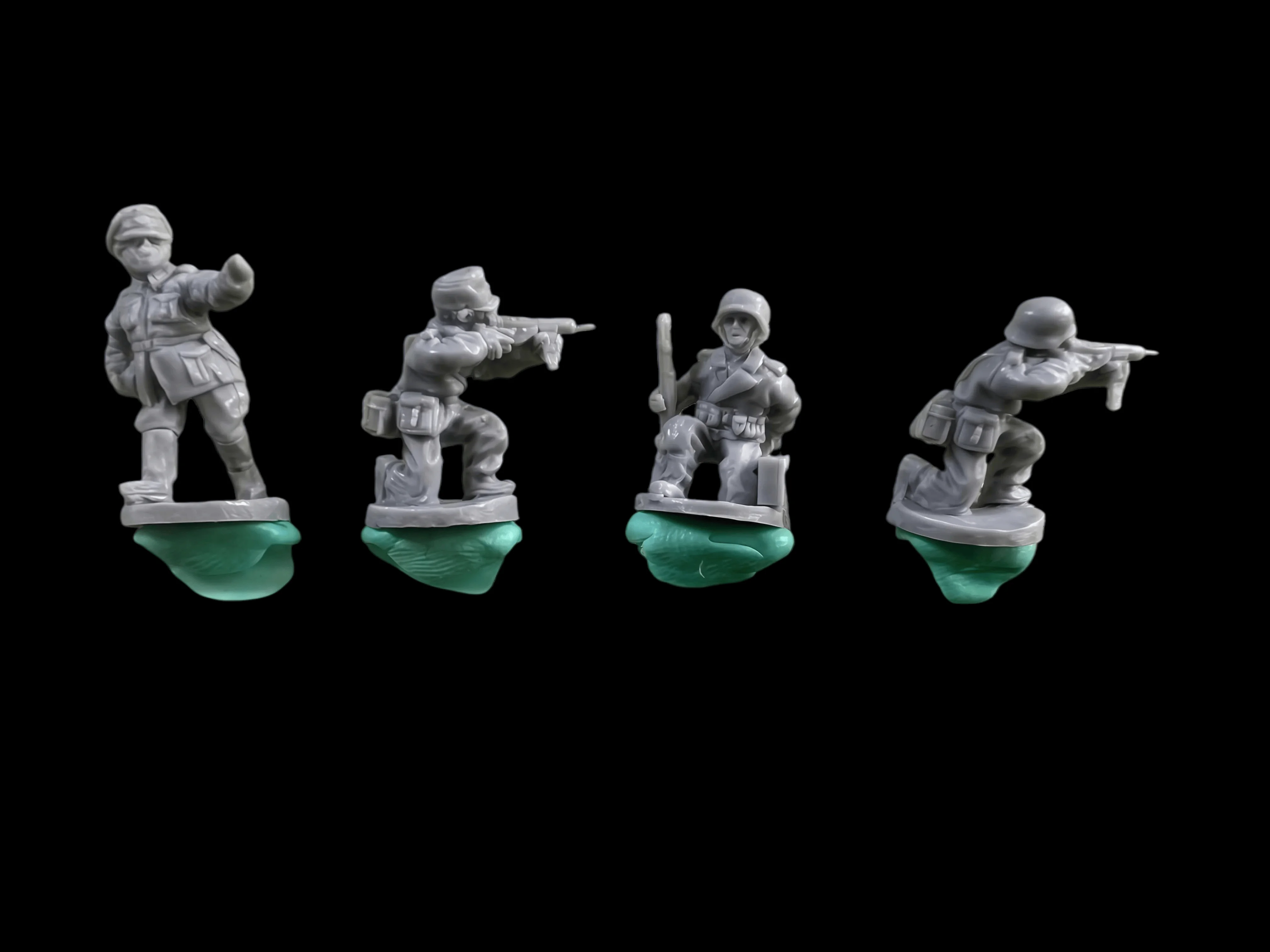 

Набор моделей из смолы 1/72, модель солдата на 4 человека, неокрашенный