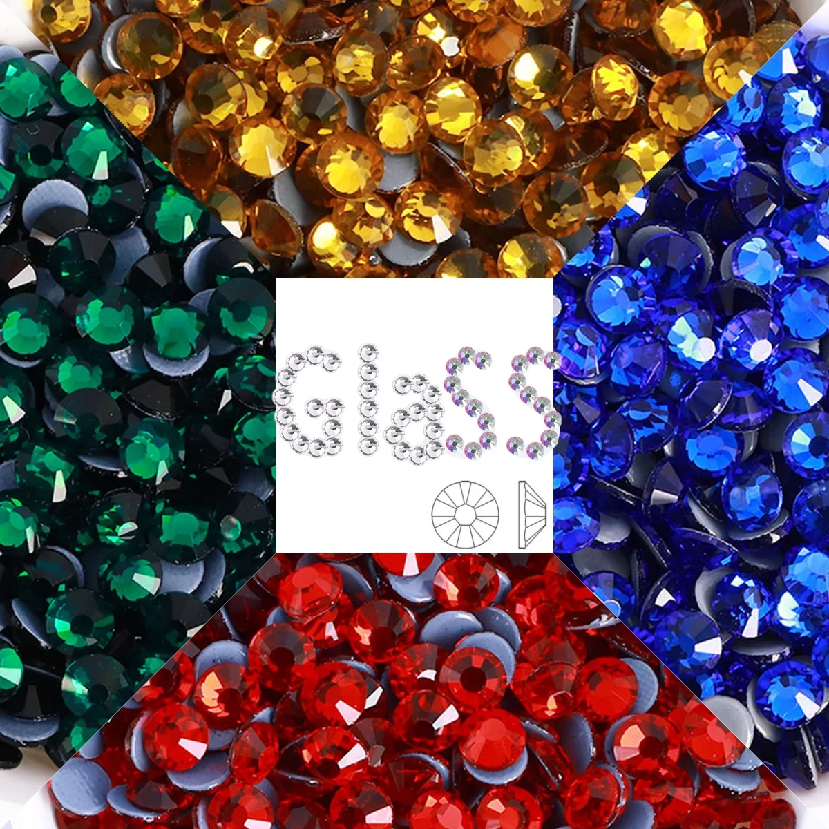 

SS6-SS30 Boutique Glass Hotfix Rhinestones For Needlework Flatback Glitter Crystal For Nail Art Clothes Dress Decoration