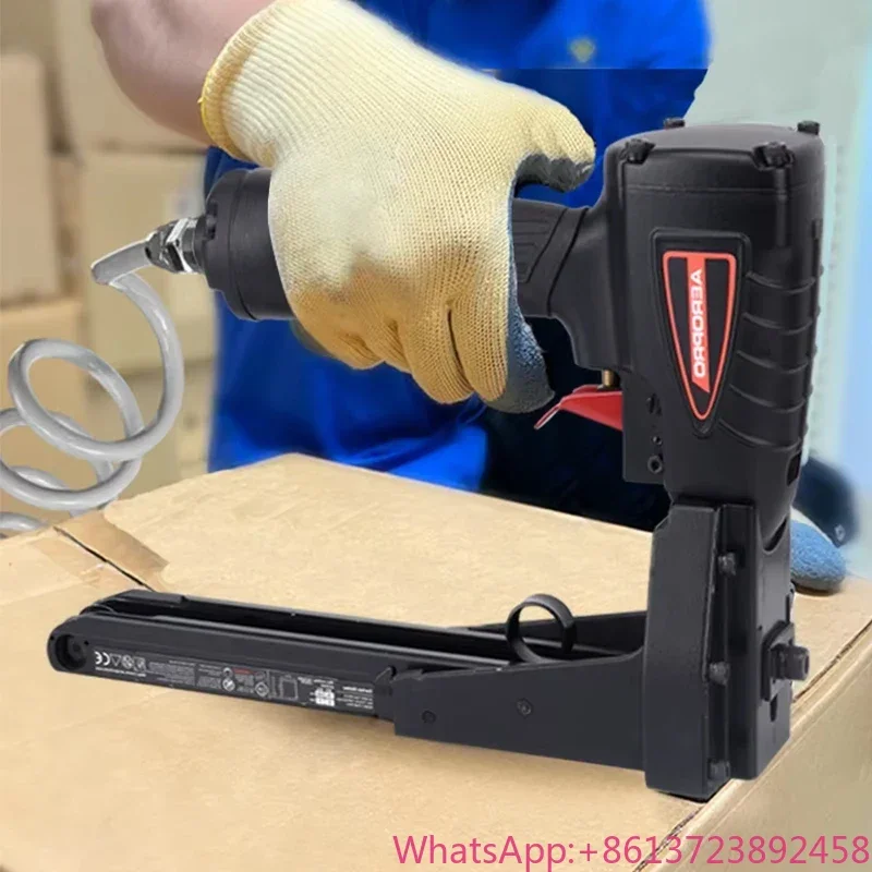 

AEROPRO MTA18 Industrial Air Stapler Carton Box Closure with Adjustable Depth Positions Paper Material Stapler Boxes