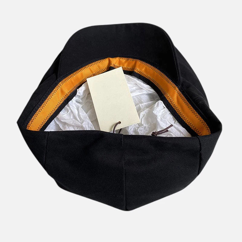 High Quality Men Fashion Flat Cap Spring Autumn Black Breathable Beret Cabbie Hat Britain Style Men Berets Painter Cap