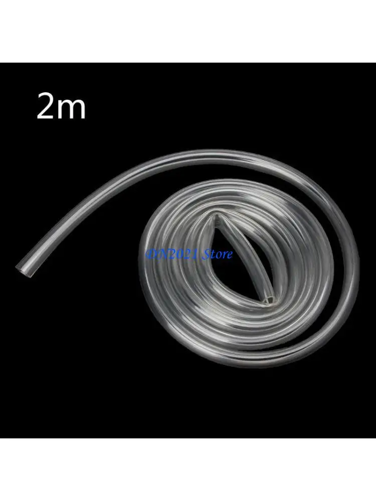 

F3KE 2m High Quality Transparent Soft Plumbing Hoses PVC Tube 9.5X12.7mm Pipe Water