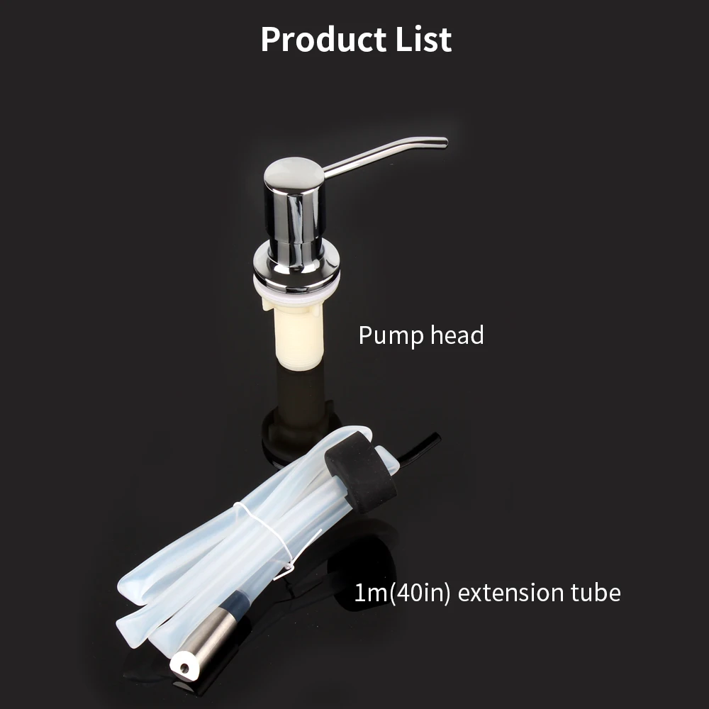 Soap Dispenser for Kitchen Sink Stainless Steel Built In Soap Dispenser Pump with 40\