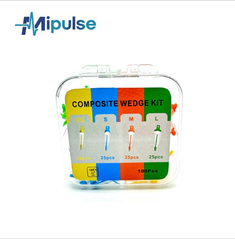 

100pcs/box Soft Silicone Interdental Wedge Composite Adaptive Auxiliary Tool for Comfortable Tooth Gap Filling