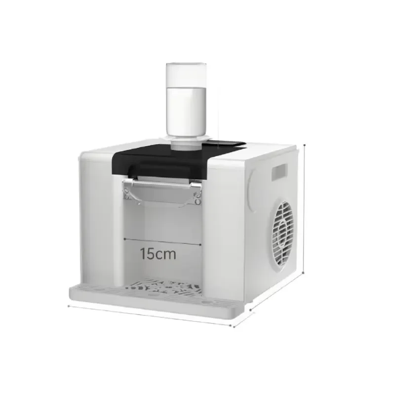 Commercial Automatic Snowflake Ice Maker Machine Small Water Cooled Ice Crusher Shaver for Business Use Fluffy Ice Planer