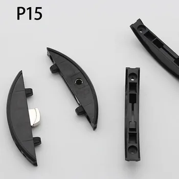 50Pairs النجارة لامينو موصل غير مرئي قابلة لإعادة الاستخدام الملحقات P15 P14 الخشب الرقائقي 2 في 1 السحابة لآلة الشق لامينو