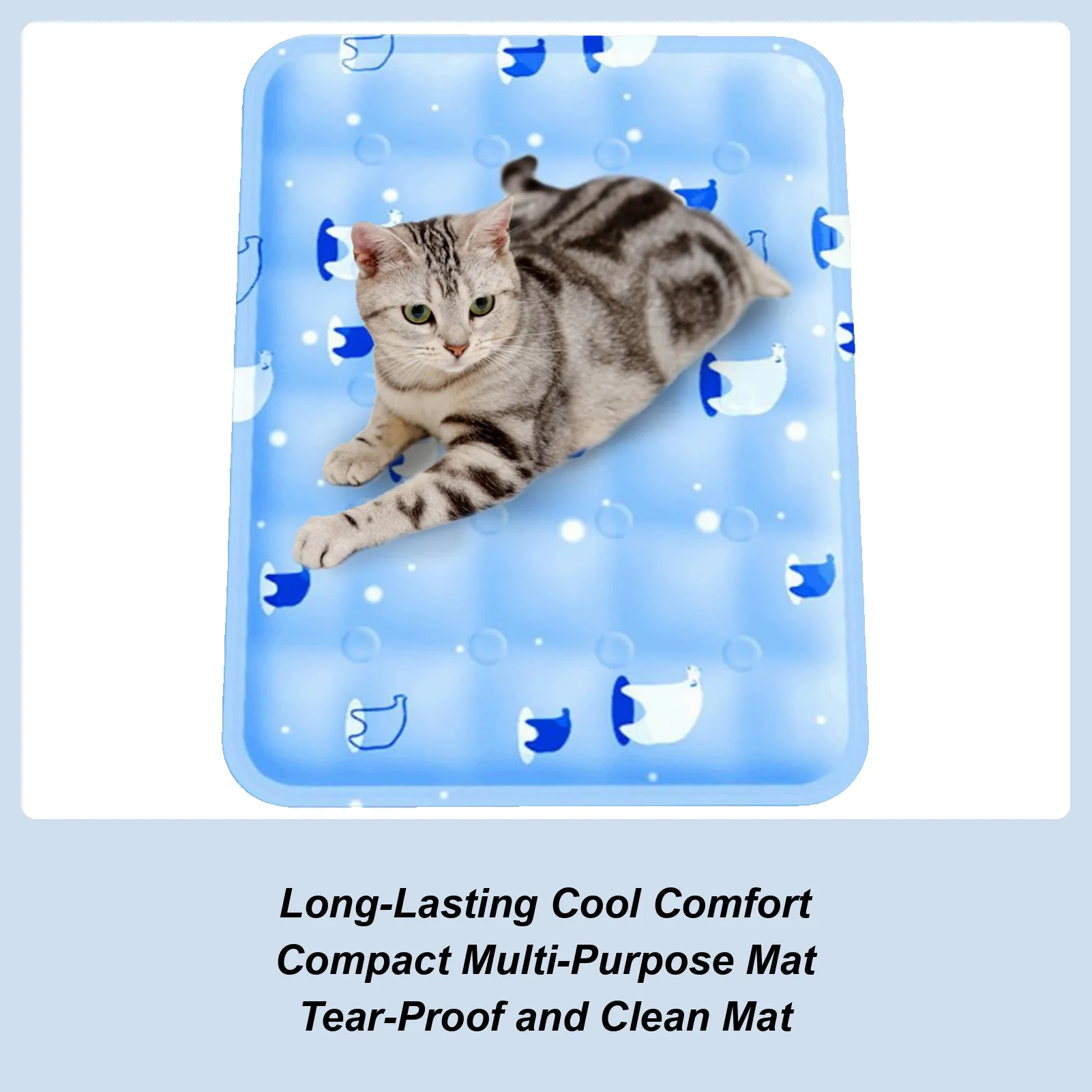 

Pet Cooling Mat Summer Bed Cool Mat For Dogs Large Cushion Puppy Bed Washable Non Slip Pet Supplies For Couch Floor Crate Kennel