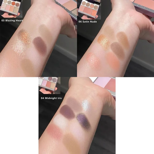 Imagen 2 del producto Paleta facial Girlcult (04-06), multiusos, textura de polvo fino, caída suave y mínima, efecto de escultura 3D, uso solo o capa