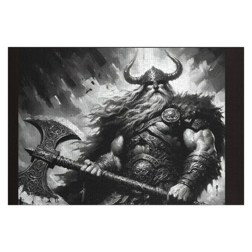

Viking Jigsaw Puzzle Personalised Name Personalised Jigsaw Wooden Compositions For Children Puzzle