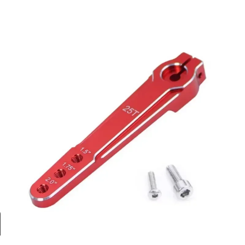Klaxon d'extension de bras Servo RC en métal CNC, 1.75 pouces, 25T, pour voiture, bateau, avion, accessoires, pièces de rechange, 1/10
