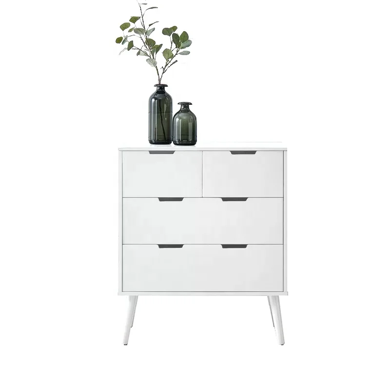 

Wooden Bedroom Furniture 4 Drawers Chest Dresser Cabinet