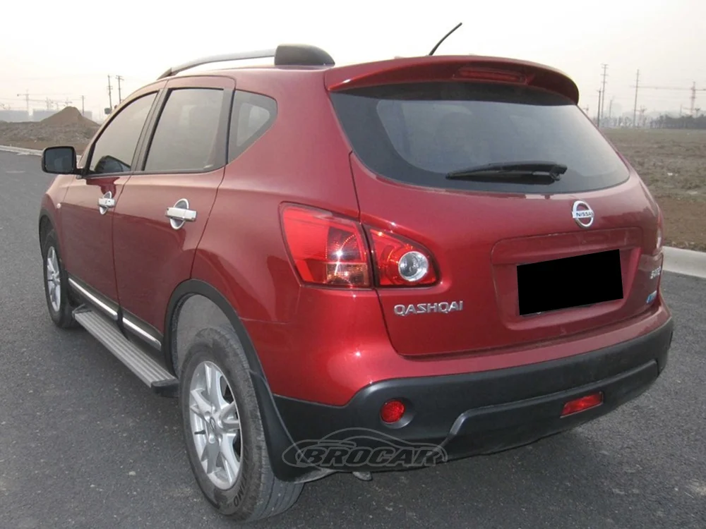 For Nissan QASHQAI Spoiler 2008-2013 High Quality ABS material car tailgate Glossy black rear spoiler Qashqai Trunk Boot Wing