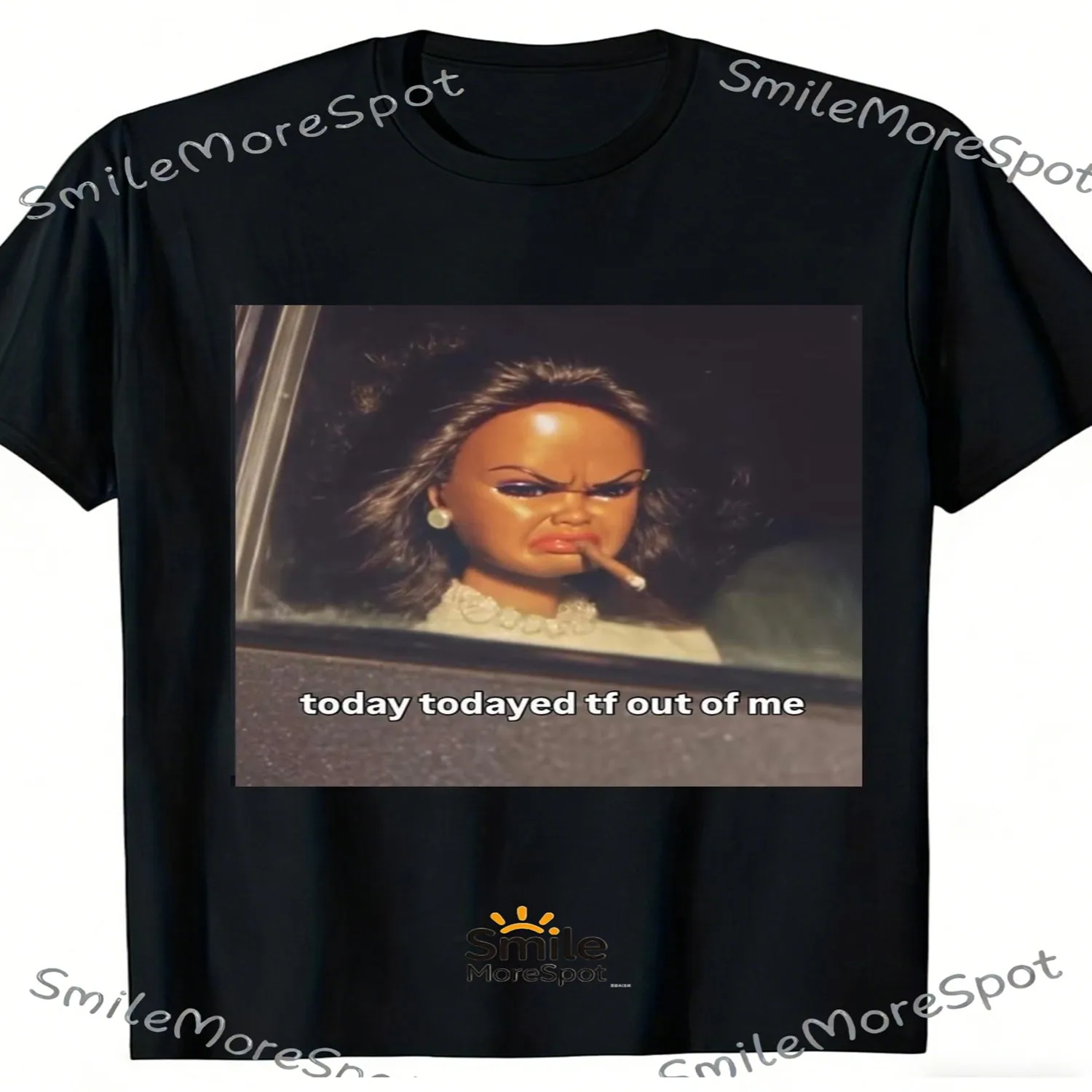 Men'S Casual T-Shirt Featuring Dolls in a Car, Perfect for Summer Outings And a Great Gift for Friends Funny Shirt, Cute Tee,