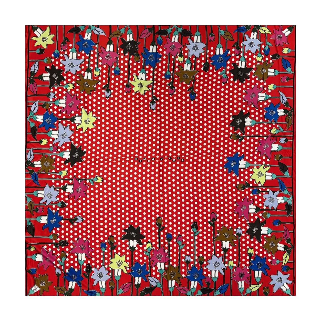 手作り花柄シルクスカーフ-20-センチメートル大正方形ショール女性スタイル-bimba-y-ブランド多機能冬夏秋