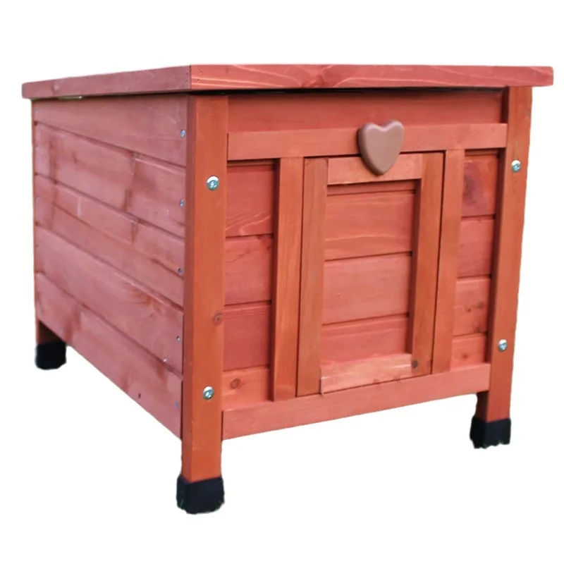 

Outdoor solid wood dog house/double top outdoor kennel/rain cage/general dog house/villa/kennel