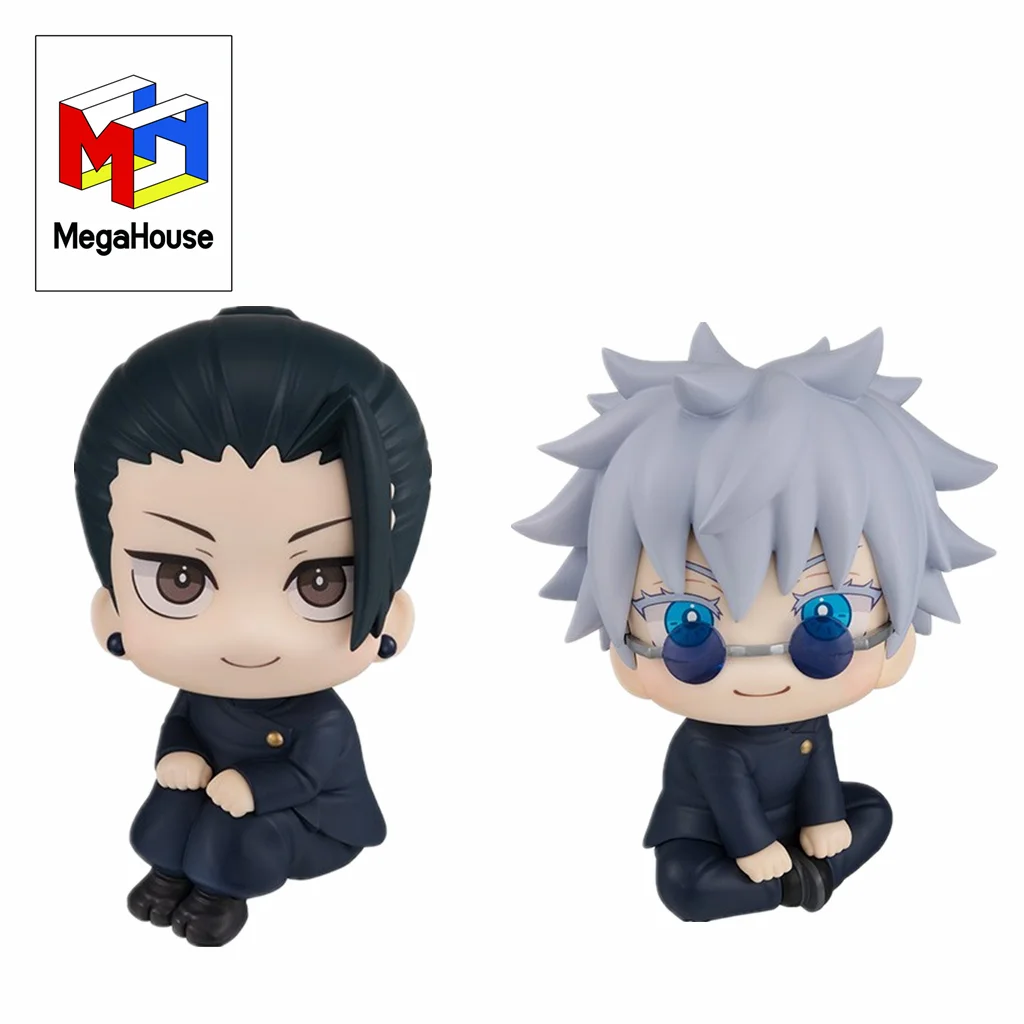 Original Anime Figure MegaHouse Look Up Jujutsu Kaisen Satoru Gojo Geto Suguru Action Figurine Kwaii Q Ver. PVC Model