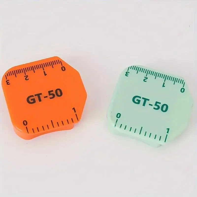 2pcs Multi-sided Plastic Magnet Standard Fabric Anti-roll Guard Edge With Scale Multi-function Positioner Sewing Machine Accesso