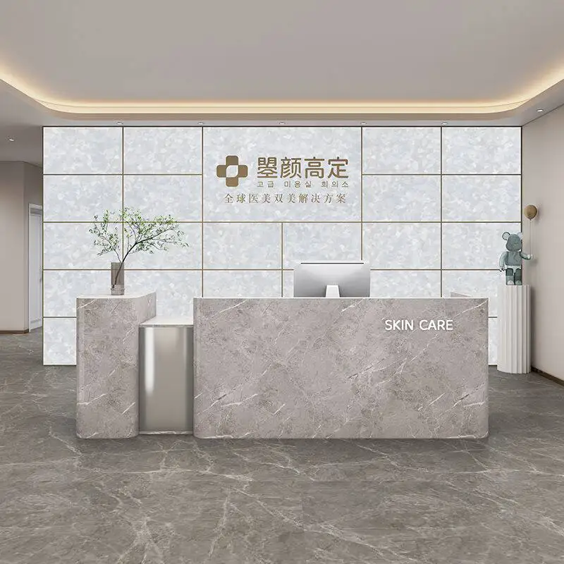 

Company Design Reception Desks Modern Shop Beauty Luxury Display Bar Hotel Reception Desks Restaurant Mostrador Trendy Furniture