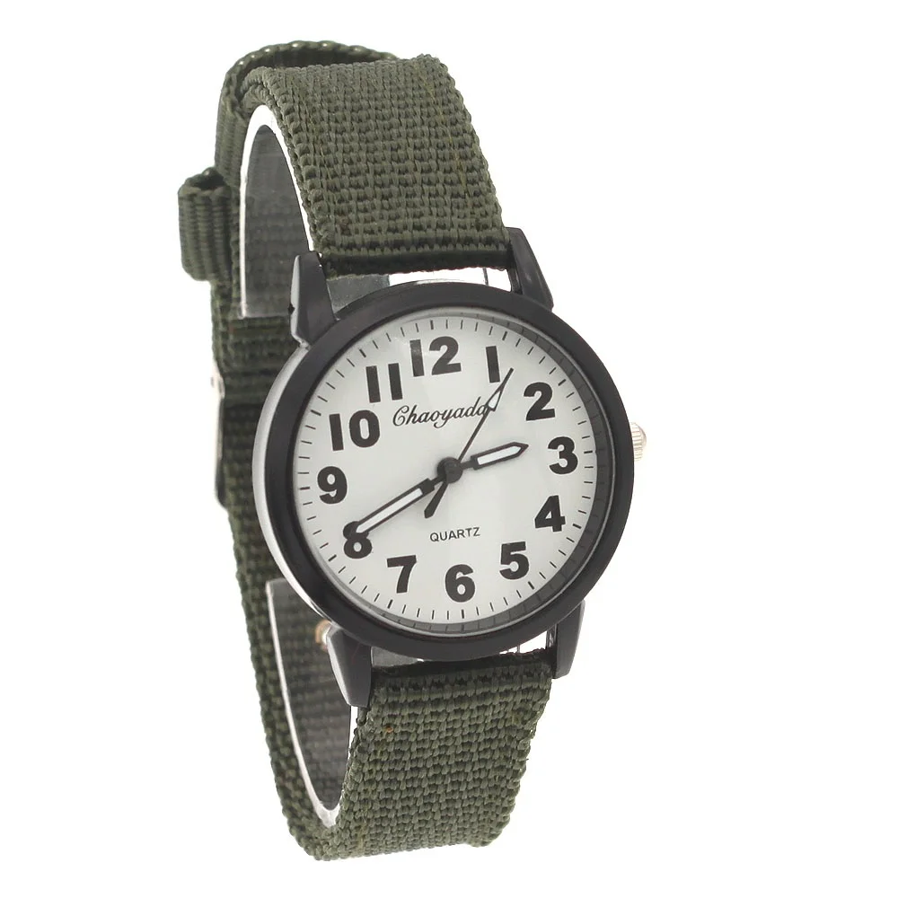 Children Kids Watch Military Fabric Nylon Band Student Boy Girls Watches Quartz Analog Army Men Women Quartz Wrist Watches Se961eef6fdf54e9ca0e324df11f7ee06s