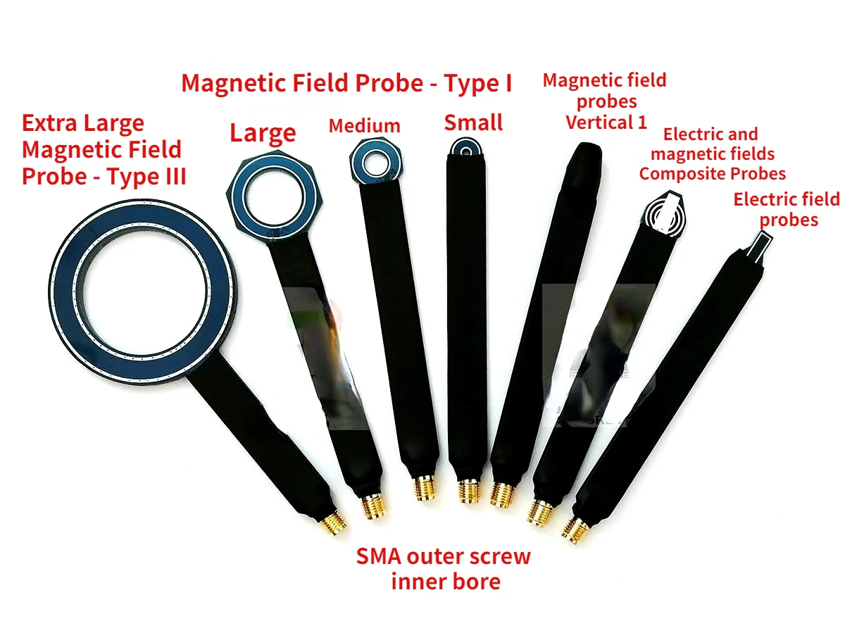 PCB_I EMC EMI EMS sonda bliskiego pola rektyfikacja promieniowania pole magnetyczne sonda pole elektryczne 9KHz-6GHz