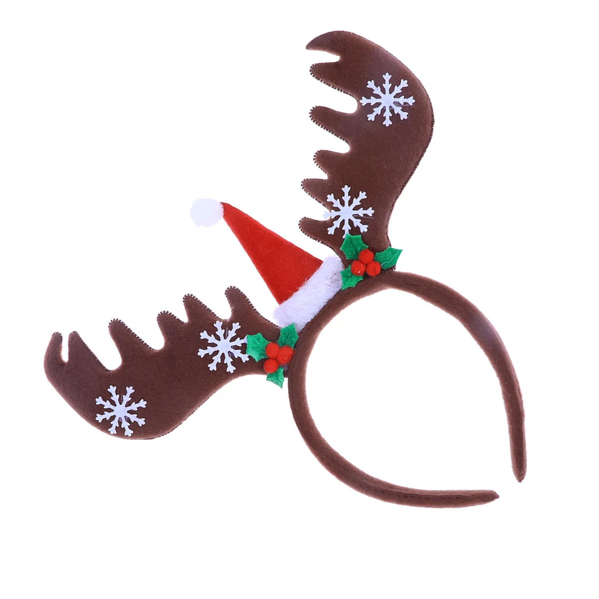 

Christmas Antlers Hair Bands Adorable Deer Headwear Party Favors Supplies Decorations Brown Lightweight Nonfading Nondeformation