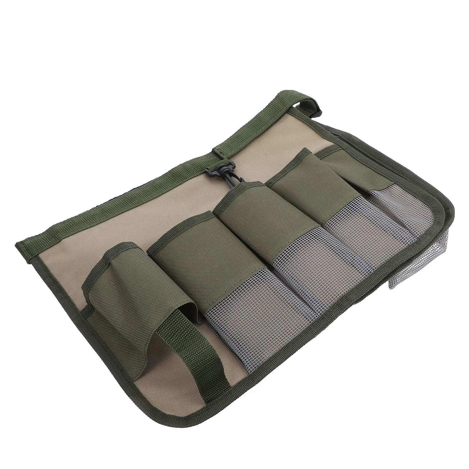 

Garden Tool Bag 35x25cm Olive Durable 600D Oxford Waterproof Lightweight Easy Clean Adjustable Strap Bucket for Gardening