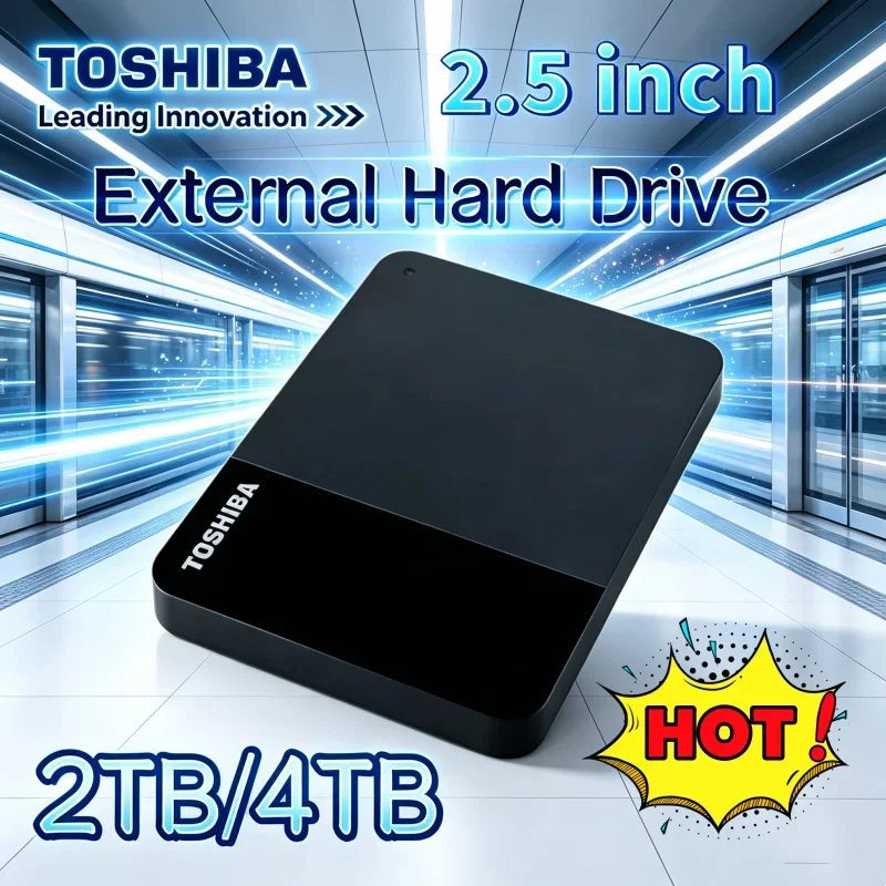 Canvio Ready B3 USB 3.0 Portable External Hard Drive 4TB 2TB 1TB 2.5 Inch for Laptop Mac/Android Music Library Storage Drive