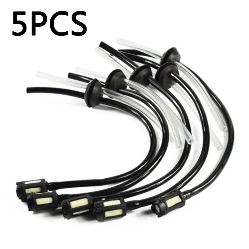 5pcs Fuel Hose Oil Pipe Kit With Fuel Filter Replacement Kit For 4 Stroke Grass Trimmer Brushcutter Lawnmower Tool Parts