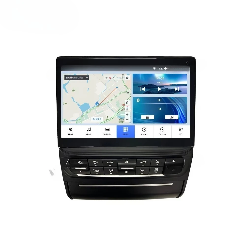 New Style Android Head Unit For Maserati Quatrroporte 2013-2016 Car Radio Old To New Including Control Central Panel GPS