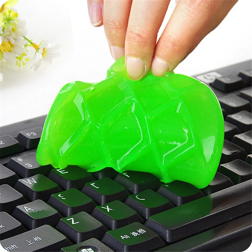 4Packs Computer Keyboard Cleaning Gel Dust Cleaner for Laptop Car Dashboard Air Vent Multi Function Non Sticky Safe 82G Each