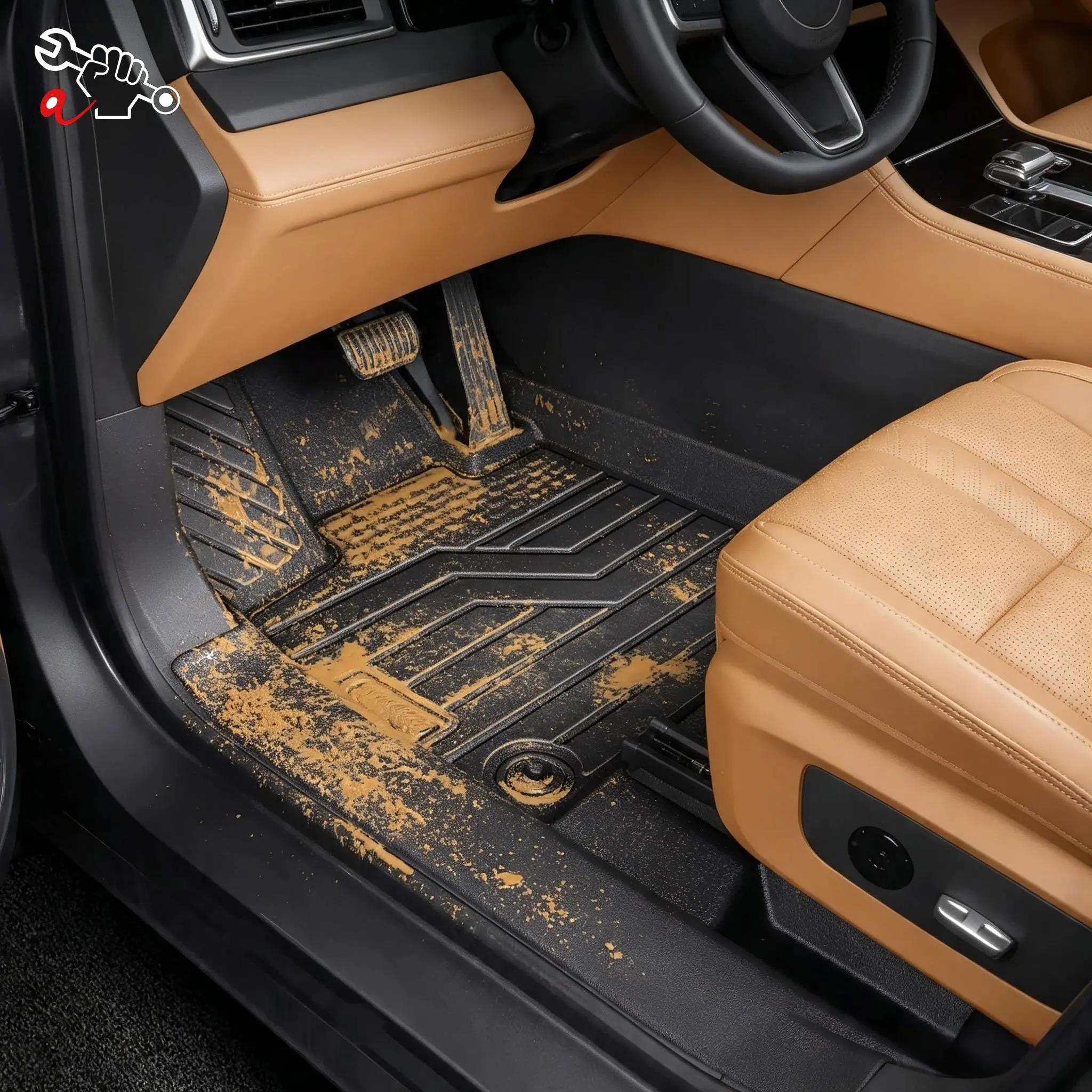 Left‑Hand Drive Car Custom Fit Floor Mat For Li Auto ONE 2019‑2022 All‑Weather Anti‑Slip Waterproof Full Coverage Foot Mat