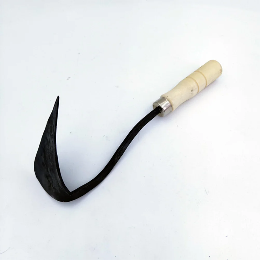 

Triangle Pointed Hoe Wood Handle Iron Blade For Garden Landscaping Weeding Planting Tool Durable Triangle Hoe