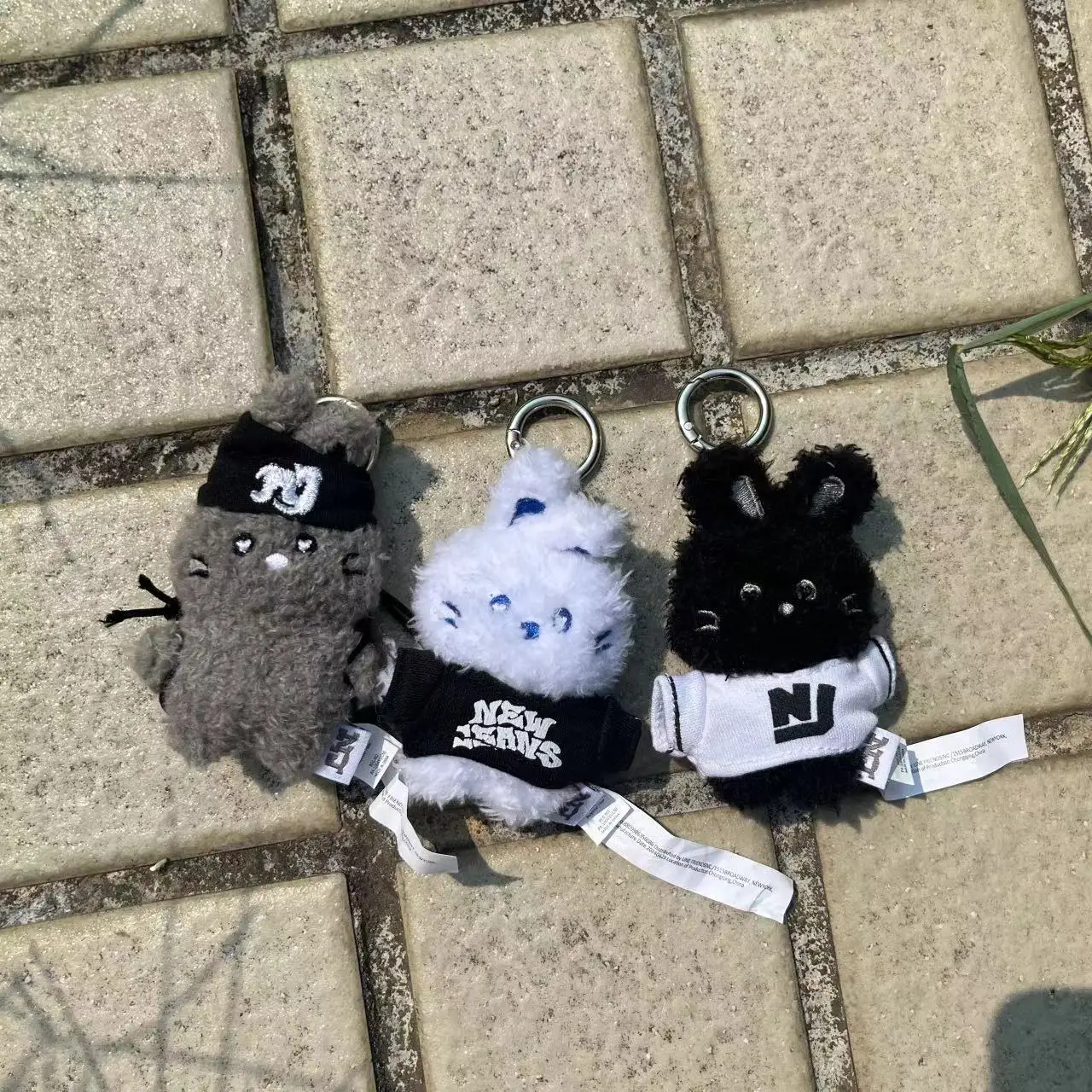 8cm Kpop New Jeans  Keychain Plush Doll Toys 10cm Soft Stuffed Doll Pillow Kawaii Decoration Toy Gifts Children Birthda