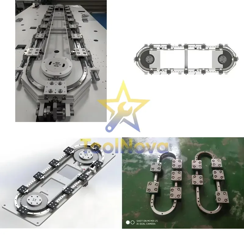 2026*Hotsale* Elliptical Circular Arc Linear Guide Rail System Customized Circular Guide Rail Conveying Line Chain Drive for